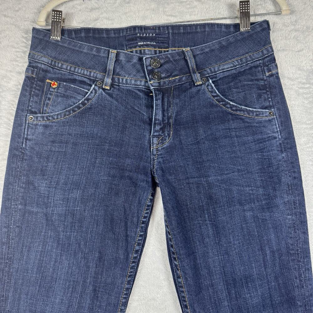 Hudson Jeans Women’s Size 29 Medium Wash Bootcut Flare Stretch Denim Jeans USA - Picture 4 of 11